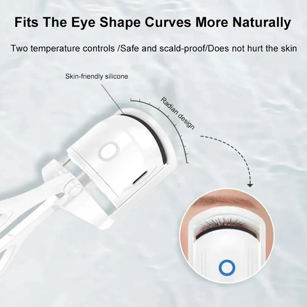 Lashes Last All Day Safe And Effective Eyelash Curler Professional Eyelash Electronic Curler Makeup Tools Eyelash Clip