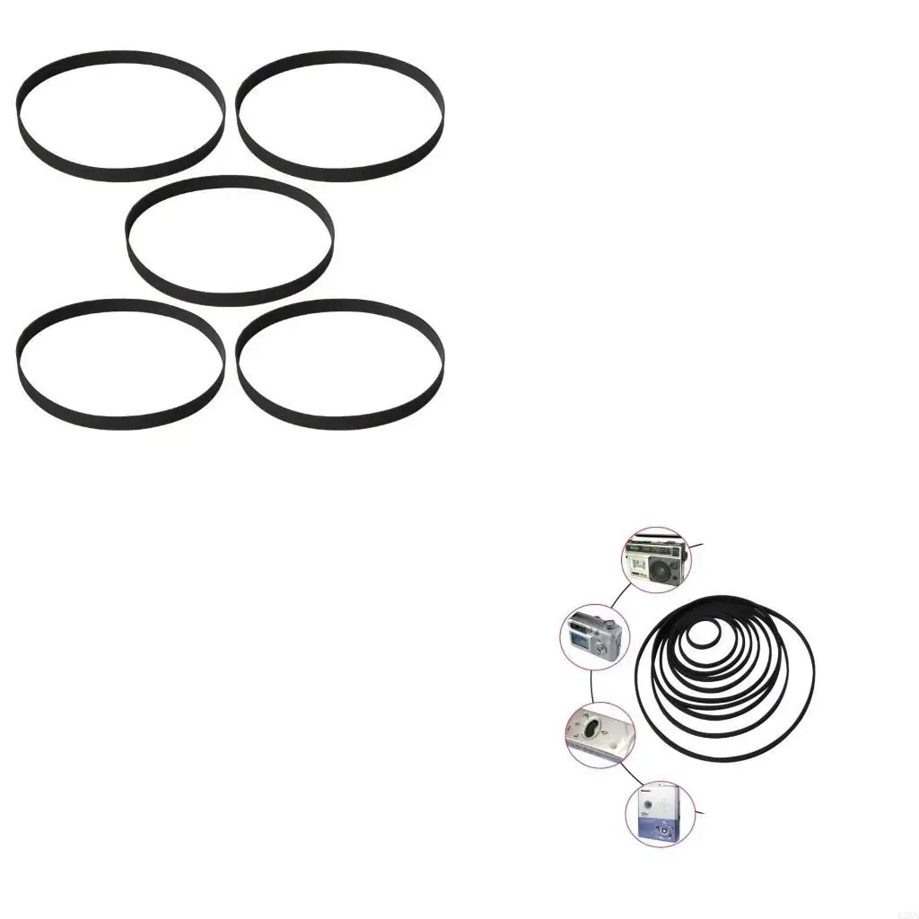 5PCS Turntable Belt… - image