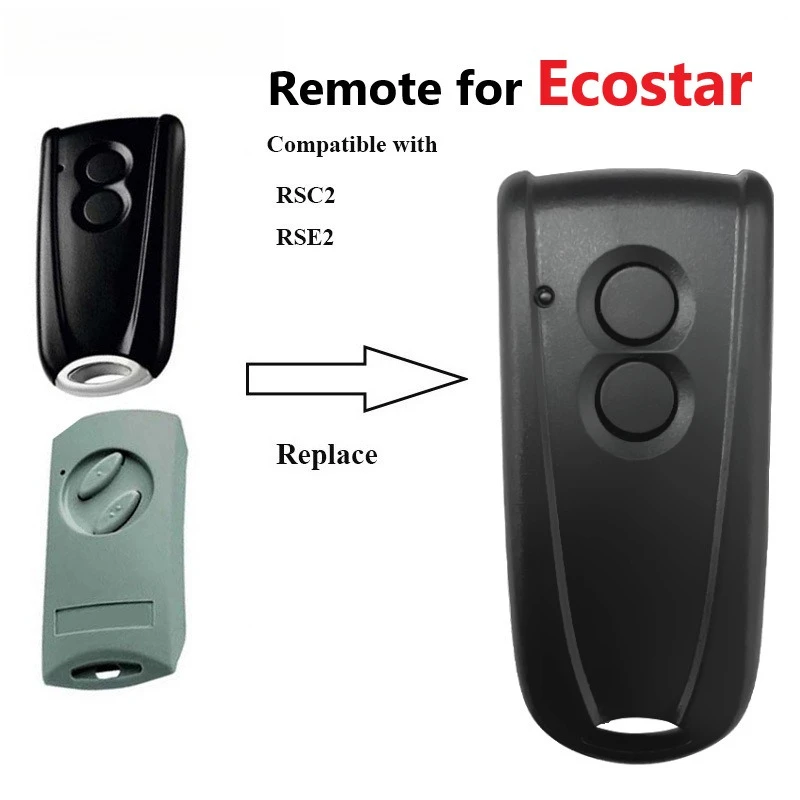 الجملة المتداول رمز باب المرآب / مصراع الباب التحكم عن بعد، متوافق مع ECOSTAR RSE2 RSC2 433