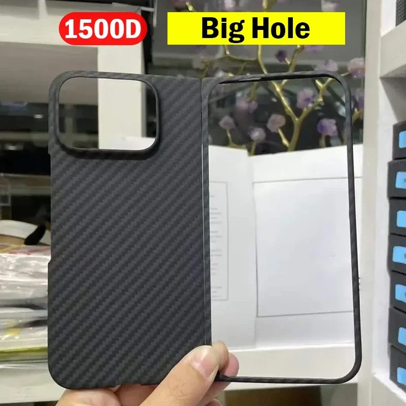 Echte Kohlefaser-Hülle für Google Pixel 9 Pro Fold-Hülle Aramid faser ultra dünne matte Anti-Fall-Telefon abdeckung Funda (Stil: 1500d)