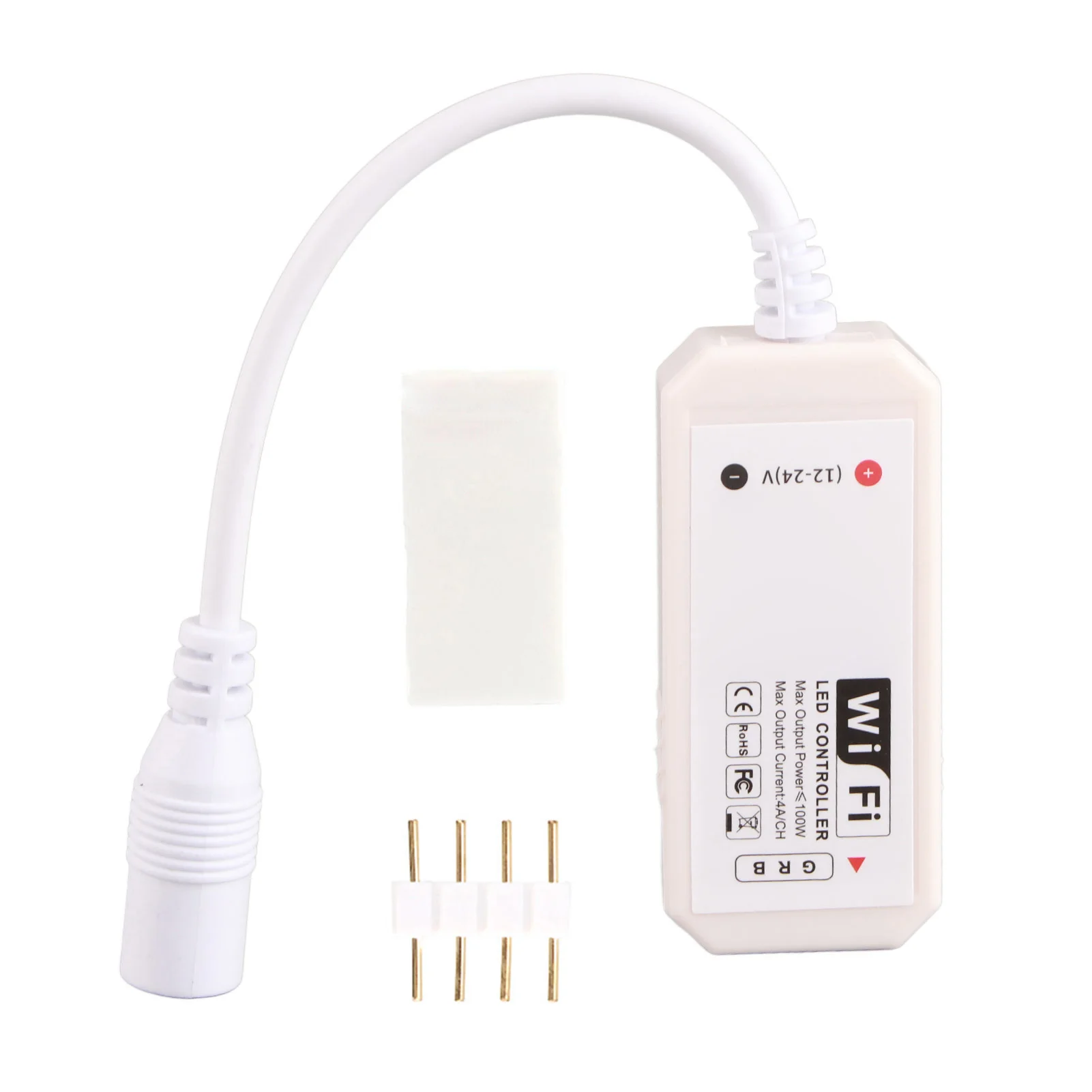 LED Strip Controller WiFi LED Strip Controller WiFi RGB Controller DC12‑24V for Colorful LED Strip By Smart Phone APP Control