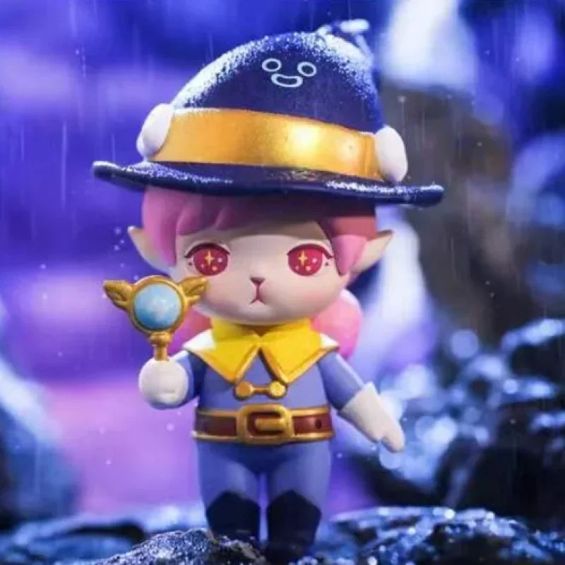 POP MART Bunny Magic World Series Scatola cieca Scatola misteriosa Caixa Sorpresa Ragazze Anime Figure Modello carino Regalo di compleanno