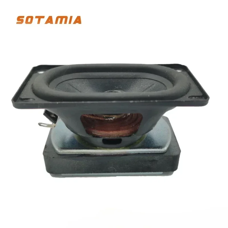 SOTAMIA 1Pcs Subwoofer 4480 4 Ohm 12W HIFI Alto-falante Retangular Sound Blaster Super Bass Áudio Home Theater