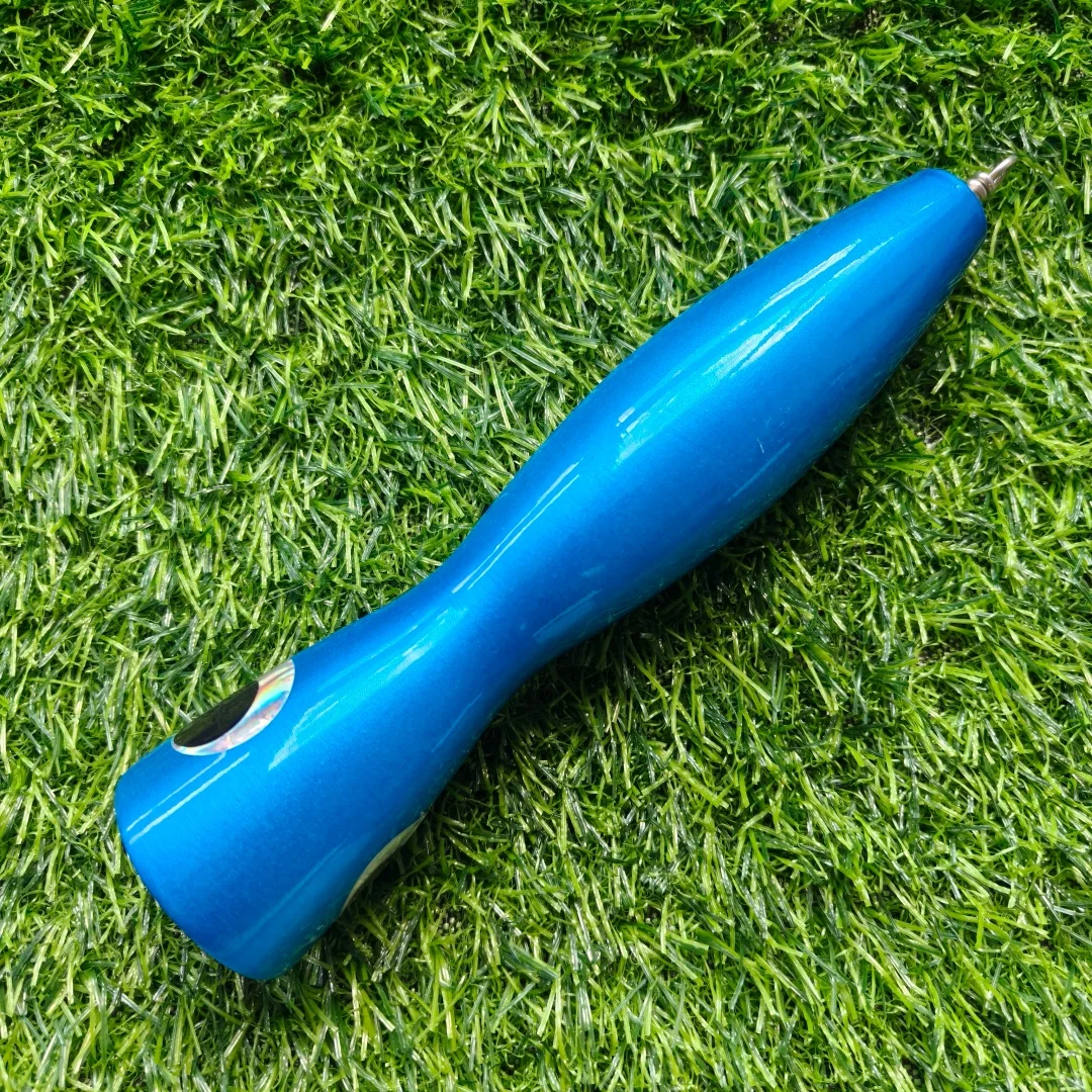 

Swolfy 1 шт. 18 см 111 г Синяя деревянная приманка-поппер для троллинга GT, поверхностная, для морской глубоководной рыбалки с лодки, свимбейт