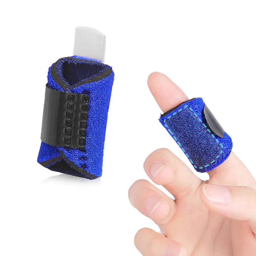 Adjustable Finger Splint Brace Built-in Aluminum Alloy Mallet Finger Brace for All Fingers Tendon Release Pain Relief Tool