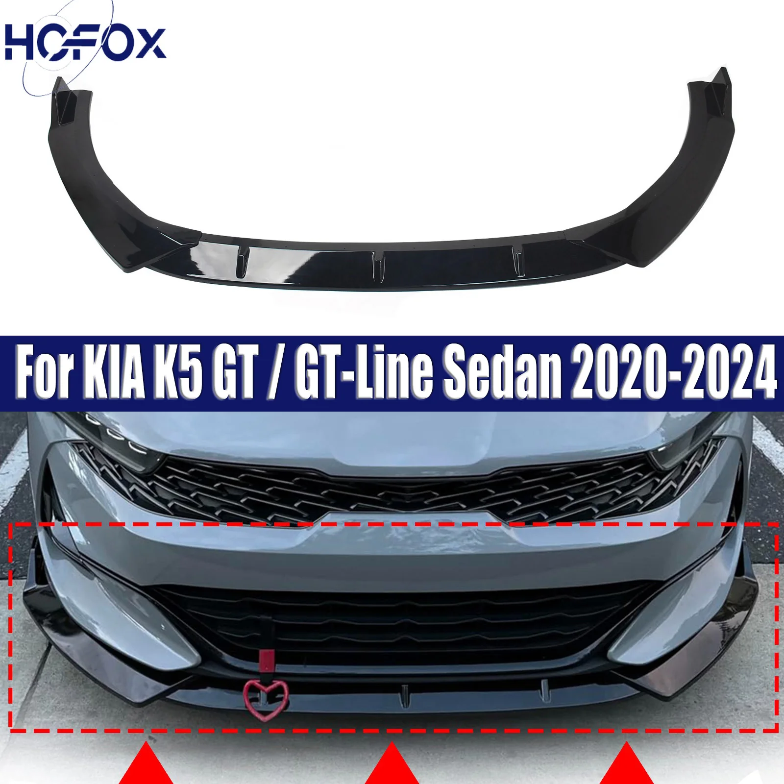 

For Mercedes Benz CLA Class C117 2013-2015 Car Front Bumper Lip Spoiler Front Lip Splitters Bodykit