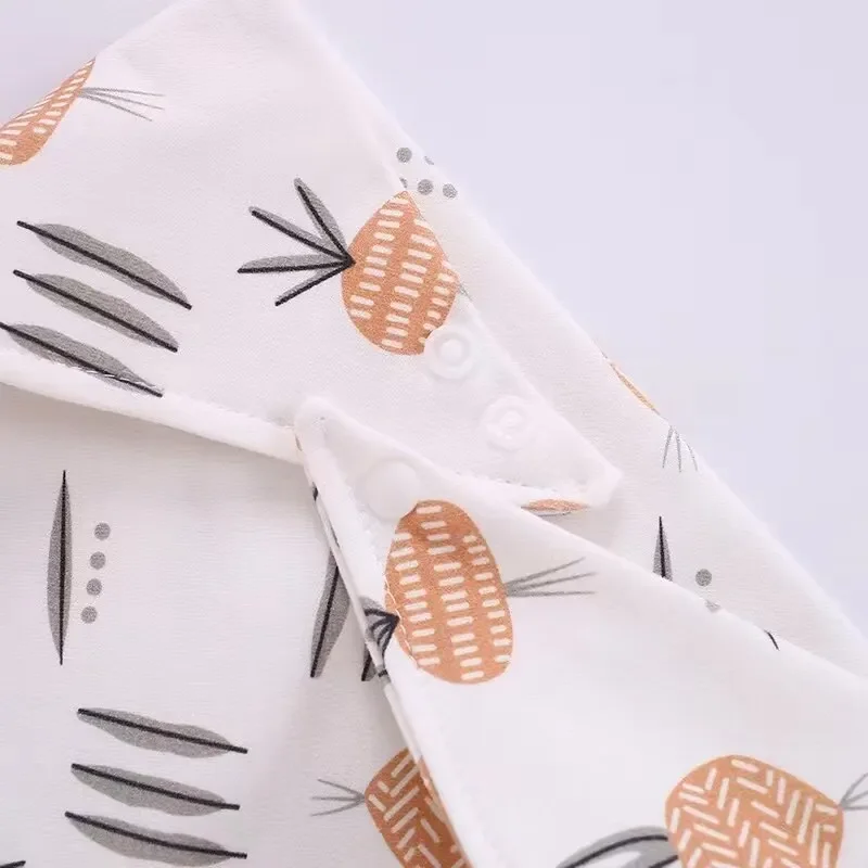 5pcs Waterproof Newborn Bibs Cotton Baby Saliva Towel Triangle Scarf Newborn Boys Girls Absorbent Cloth Bib Saliva Scarf image 4