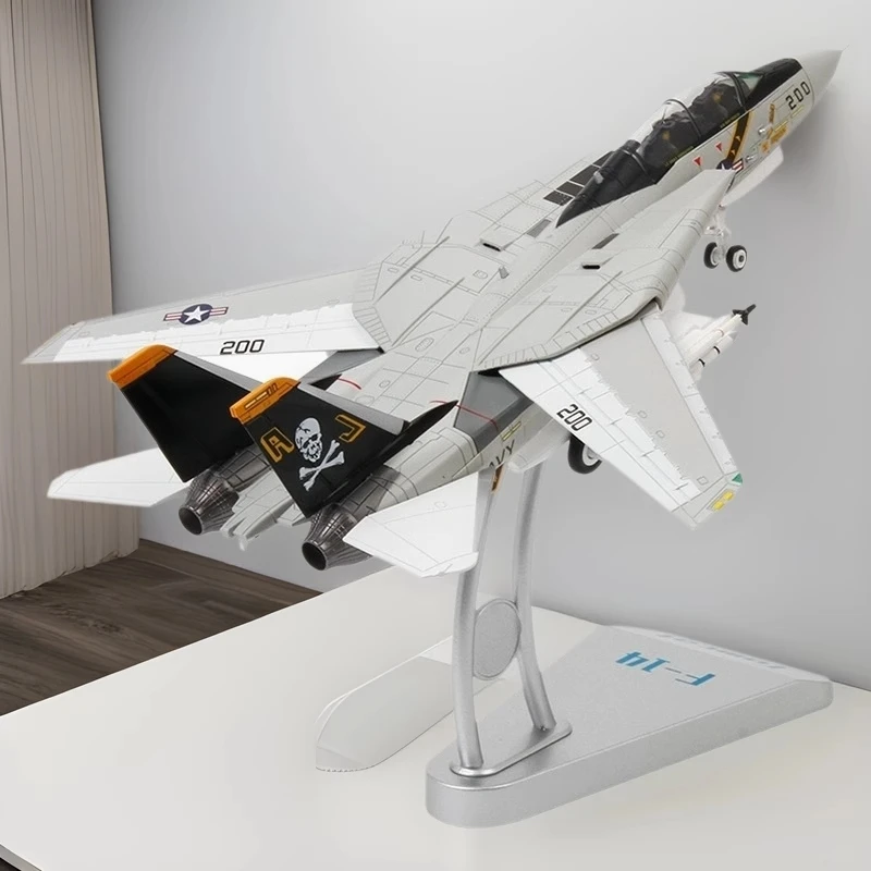 Planes 1:72 Fighter VF-84 Squadron Military Assembly Desk Decoration Turbo F14 Tomcat Airplane For Alloy Aircraft home decoratio