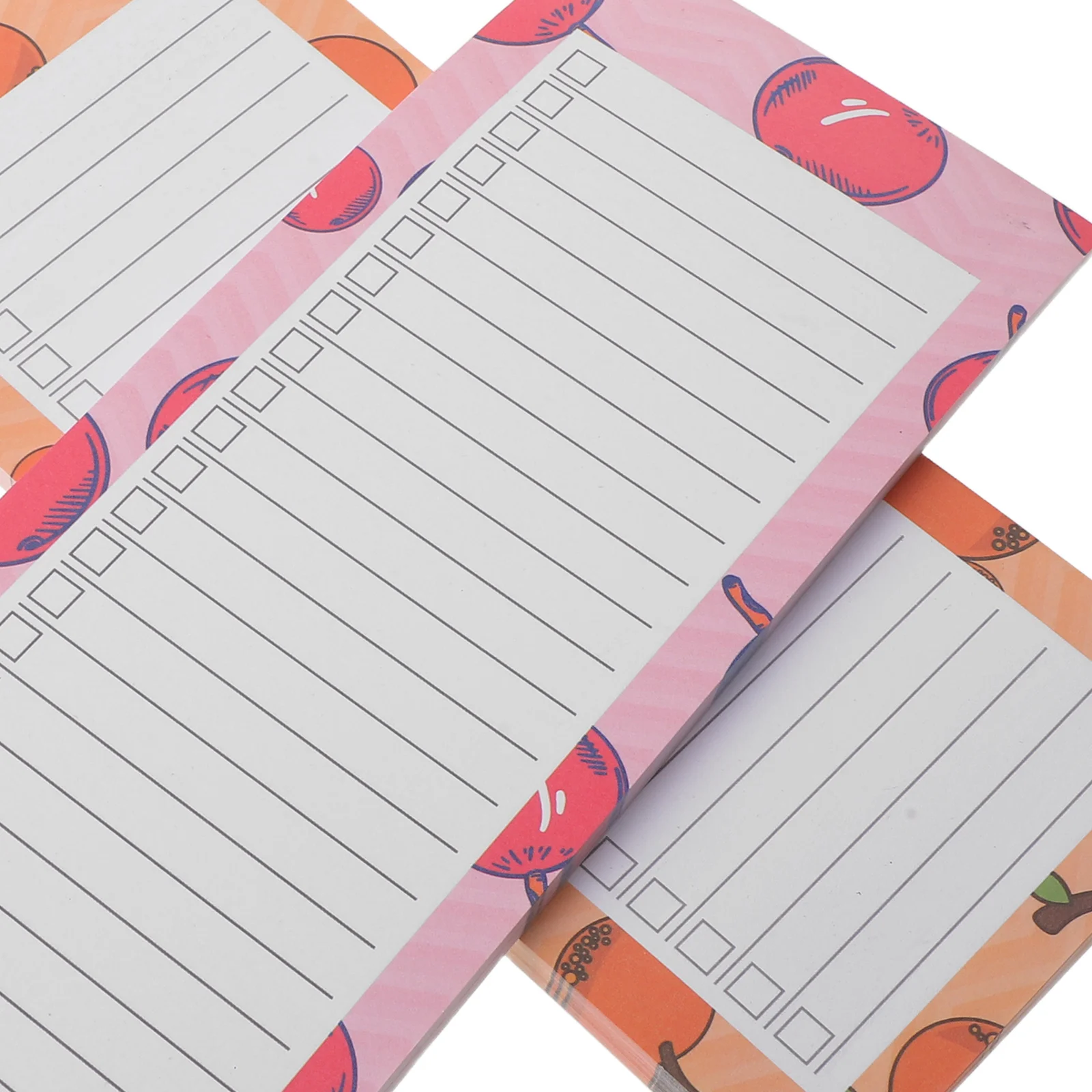 44pcs Magnetic Notepads Grocery List Pad For Refrigerator Tear Off Notepad To Do List Memo Pad Fruit Design For Planning