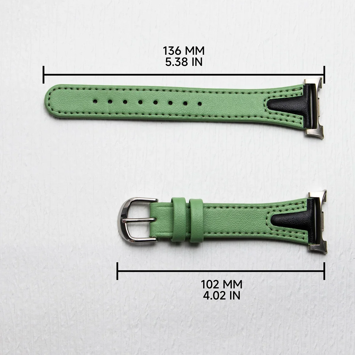 حزام جلدي لساعة سامسونج جالاكسي 8 كلاسيك/8 40 44 ملم حزام نحيف بلونين لسوار الساعة الذكية جالاكسي الترا 2025 47 ملم