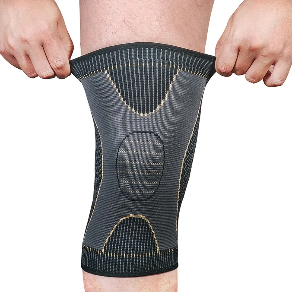 

Patella Protect Strap Fiber Running Knee Brace Breathable Soft Patella Protect Band Damping Joint Badminton Knee Brace Jumper
