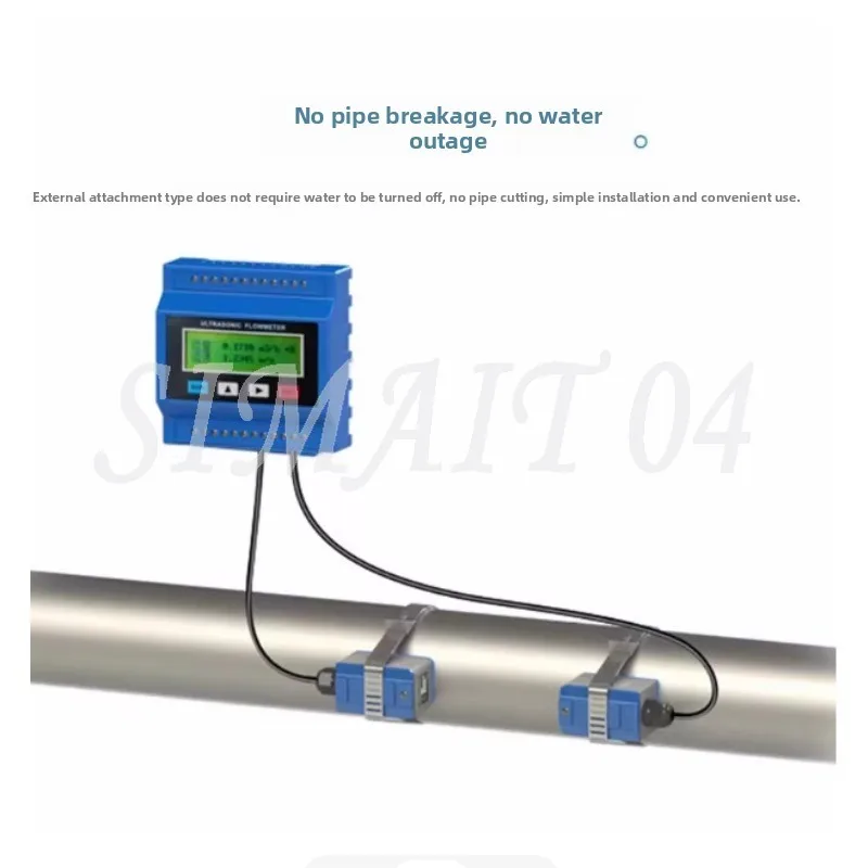 TUF-2000M Water Flow Meter TL-1-HT High-Tem Ultrasonic Modular Sensor TS-2 TM-1 DN15-700mm RS485 Digital Level Flowmeter