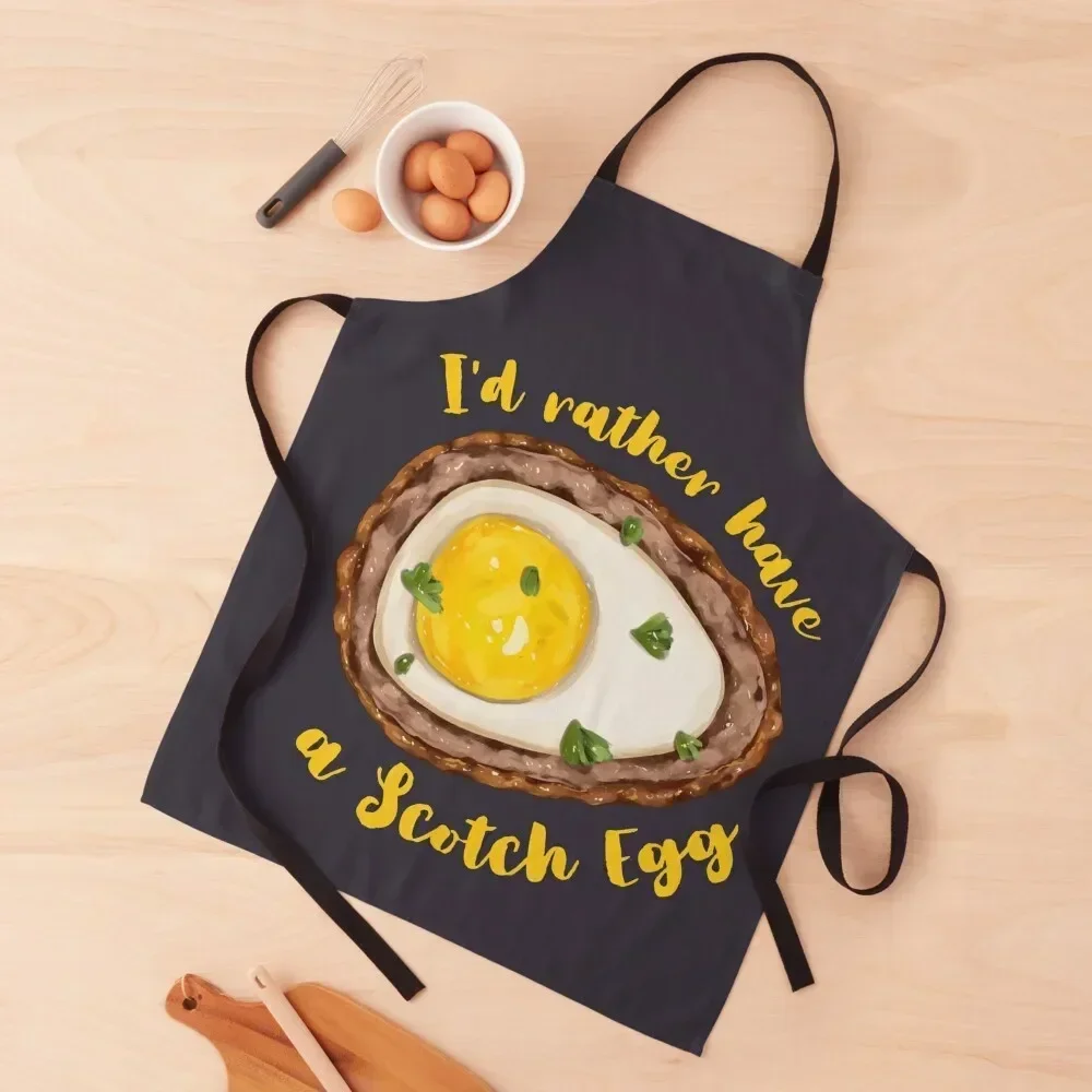 

I'd rather have a Scotch Egg Apron Things For Kitchen Cleaning Products For Home Apron