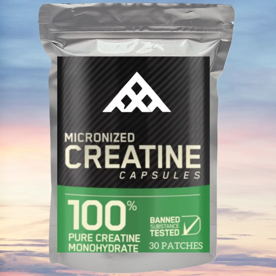 Parches Transdérmicos de Creatina Micronizada para Aumentar la Masa Muscular y la Recuperación Muscular para Hombres y Mujeres, 30 Parches