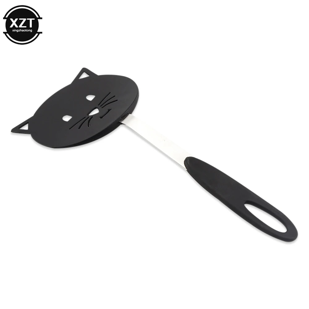 Cartoon Nylon Cat Frying Spatula Non Stick Omelette Shovel Fried Fish Turner Pancake Flipper Cooking Tools Kitchen Gadget Set