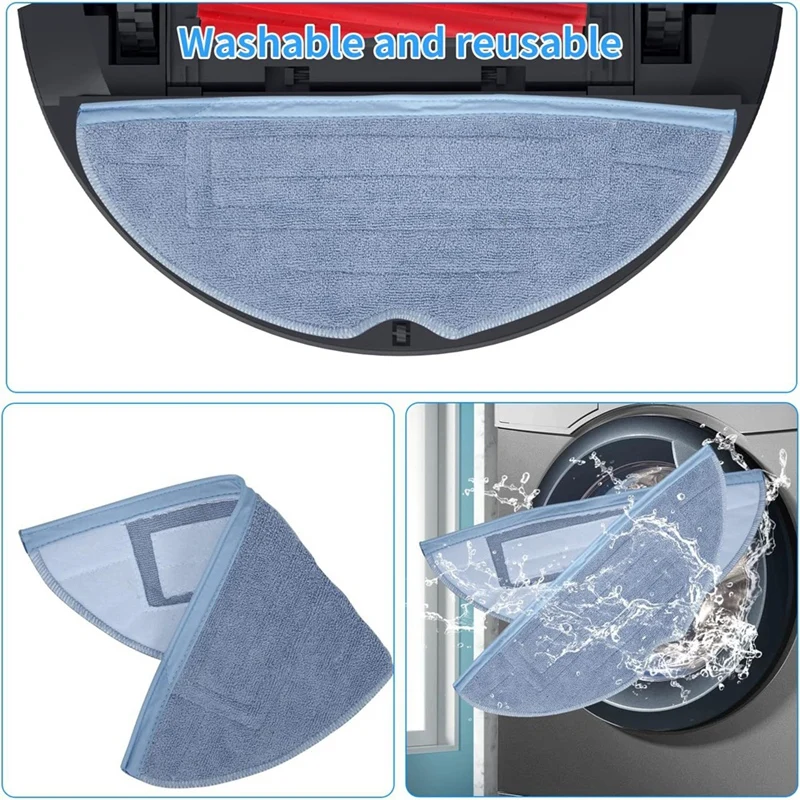 Accesorios para Robot aspirador Roborock S7, S70, S7max, T7S, T7S Plus, cepillo lateral principal, filtro Hepa, almohadilla de fregona, piezas de repuesto