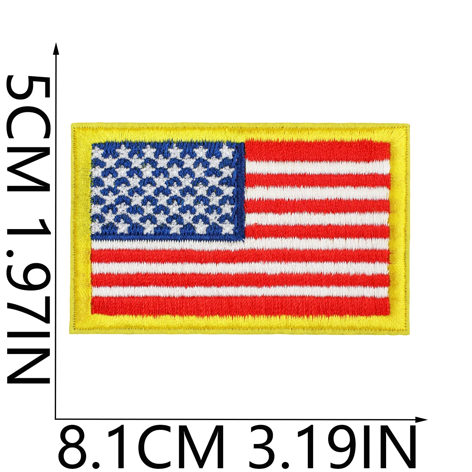 American Flag Patch Tactical US Army Embroidery Military Patches for Clothing Hook Loop Country Badges Backpack Clothes Stickers