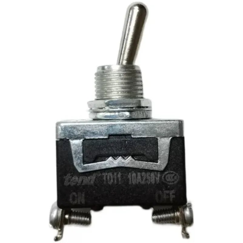 T011B 2 Position Self Locking Toggle Switch Finger Operated Rocker Button for Industrial Control Panel Equipment