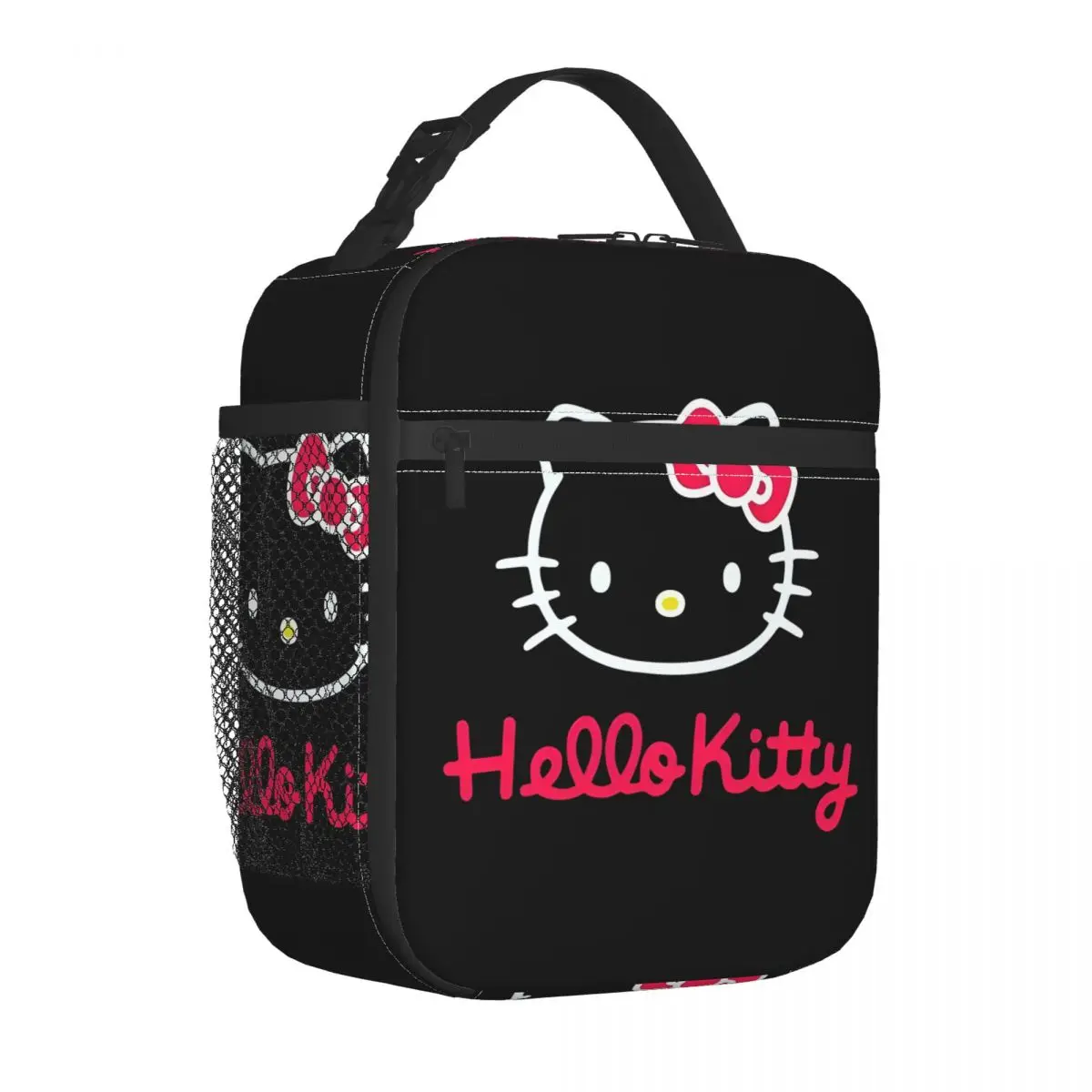 

Hello Kitty Insulated Lunch Bag Thermal Bag Reusable Lunch Container Kawaii Cartoon Portable Lunch Box Tote Girl Boy Work Picnic