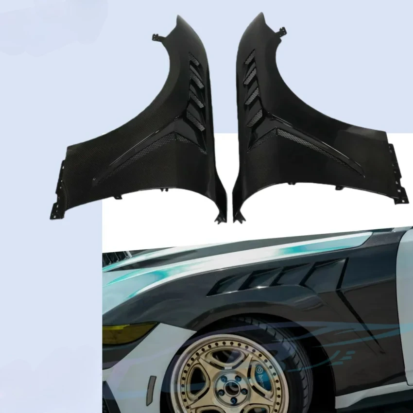 

Premium-Grade FORFord Mustang 2024+ TF Style Engine Hood Carbon Fiber