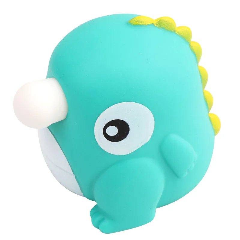 Brinquedo de bolha de cuspe macio bonito bola de dinossauro macio pegajoso squishi alívio do estresse brinquedo engraçado presente espremer bola sensorial brinquedo fidget