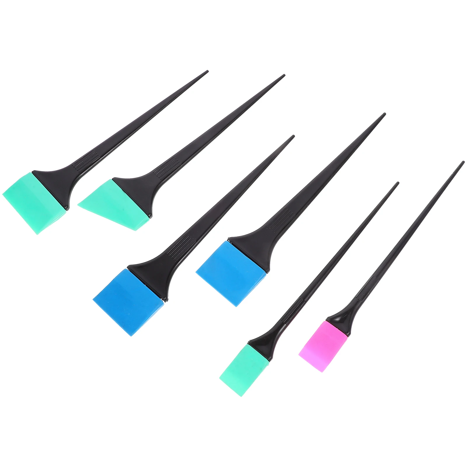 

6, кисти для окрашивания волос, разные формы, силиконовые инструменты премиум-класса, легко чистится, долговечная расческа для балаяжа, оттенок, подсветка