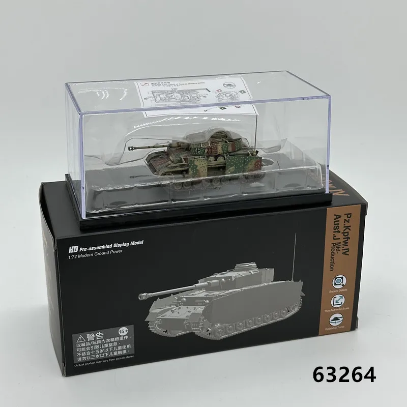 NEW Dragon 1/72 Scale Pz.Kpfw. IV Ausf.J Tank Mid-production Armored Vehicle Model 63264 Special Edition