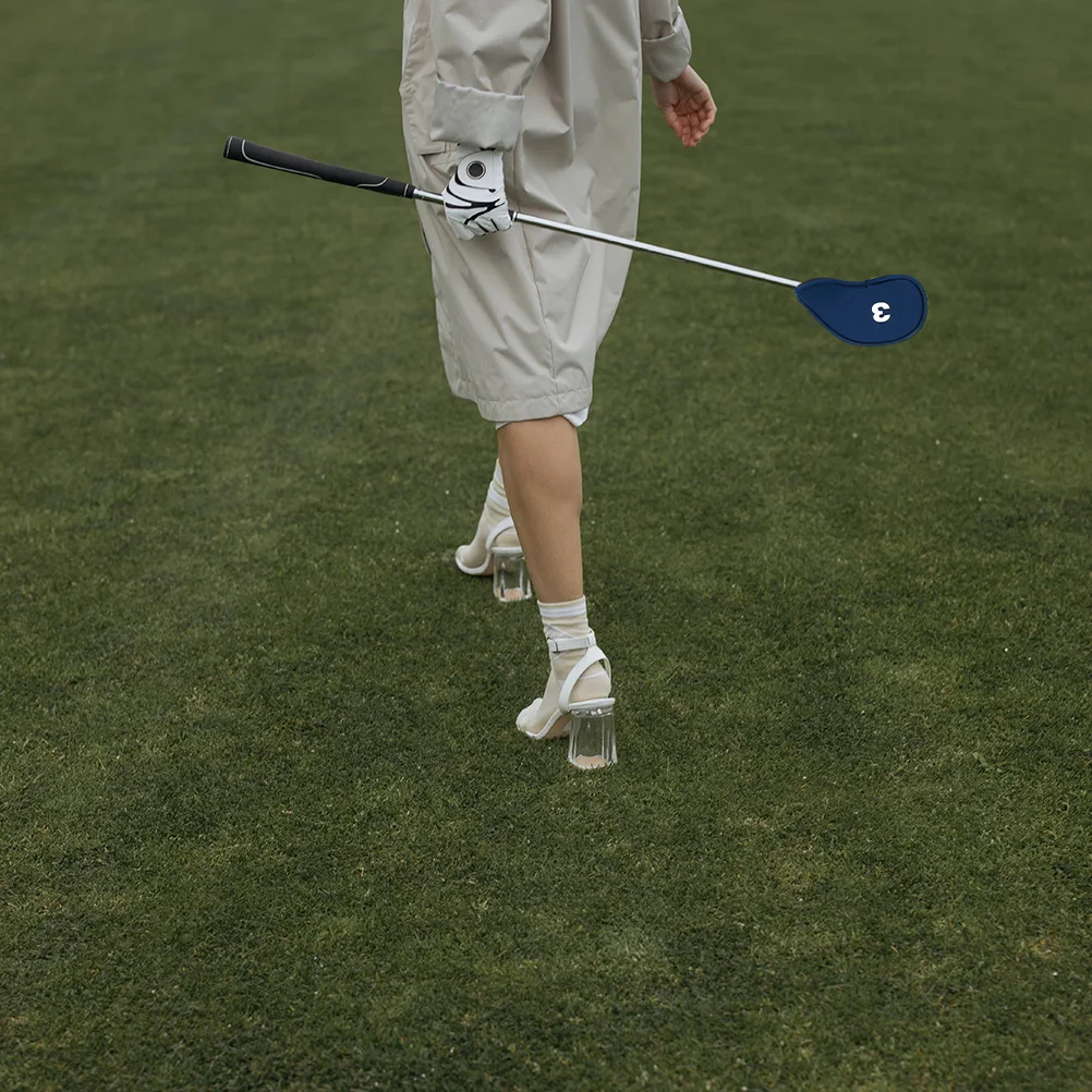 11 قطعة من أغطية الرأس المصنوعة من حديد الجولف، واقيات النادي شديدة التحمل لمضرب المطرقة، مناسبة بشكل آمن على معظم الأندية، مجموعة غطاء آمن للسفر #5