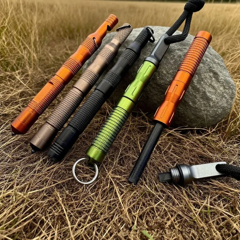 

New 2025 1PC Mini Portable Waterproof Lighter Metal Magnesium Rod Igniter for Outdoor Adventure Camping