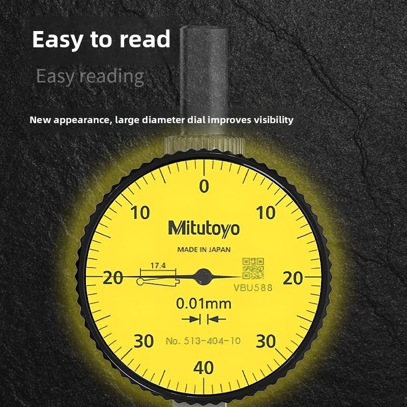 Mitutoyo 51340410 E Manómetro de palanca horizontal 0-0,8 mm A prueba de polvo y arañazos