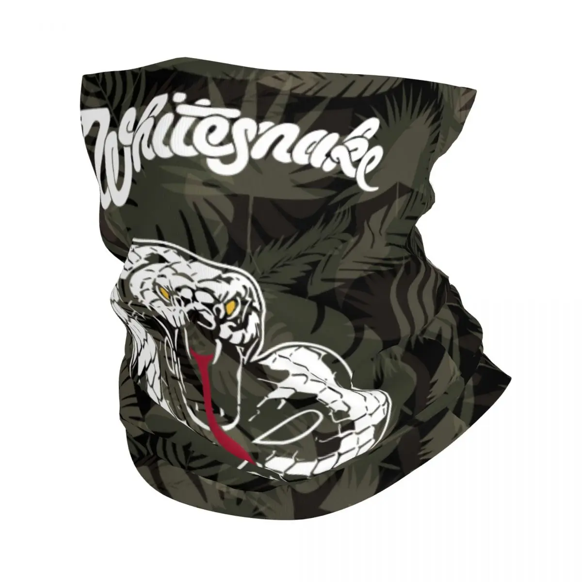 

Whitesnake Whitesnake Bandana Neck Gaiter Motocross Face Mask Running Unisex Adult Breathable