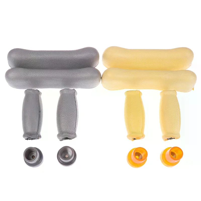 6Pcs/set Axillary Crutch Accessories Kit Pads Replacement Antislip Rubber Underarm Cushions Hand Pad Accessories