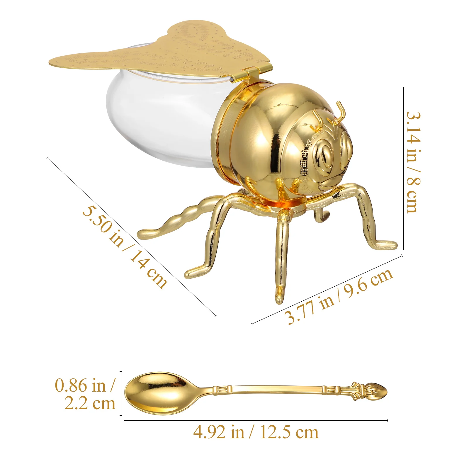 European Classic Design Salt Jar Large Capacity Condiment Container for Coffee Beans Loose Tea Spices Kitchen Accessories