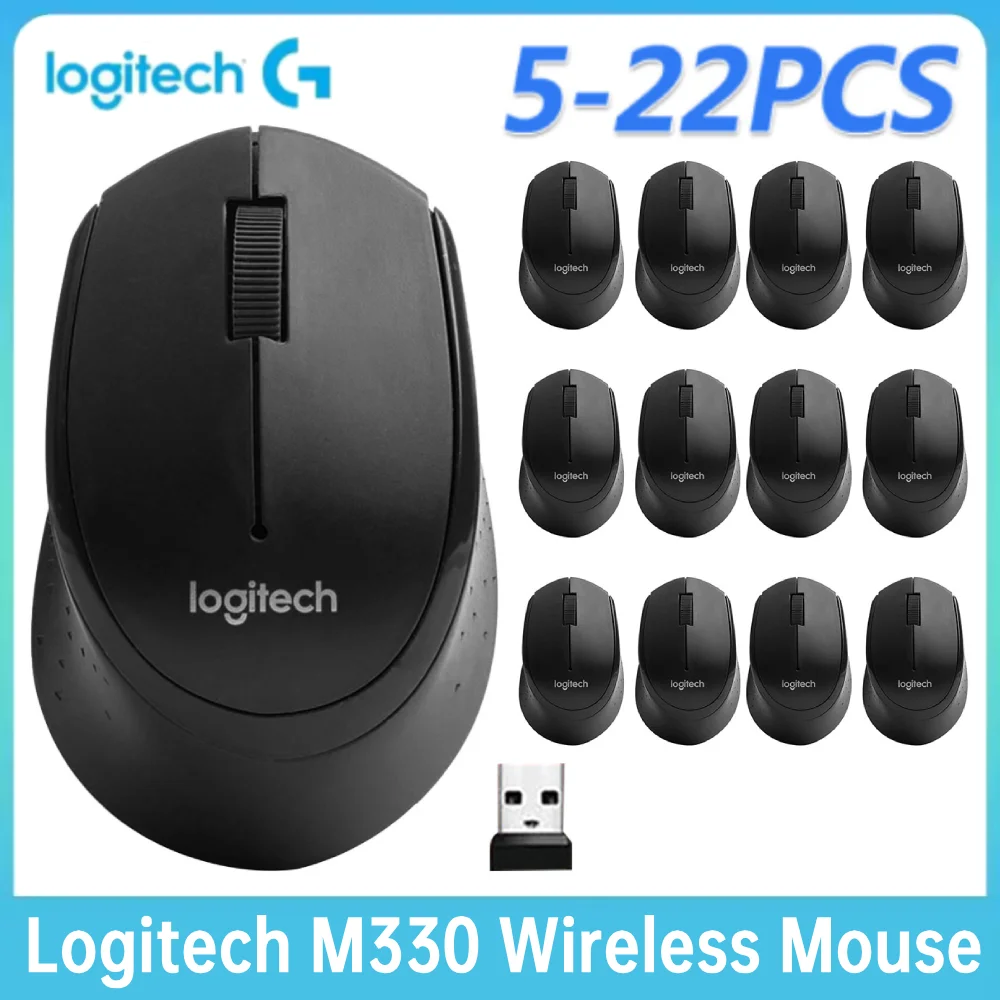 

Logitech M330 черная 1000 точек на дюйм 2,4 ГГц USB беспроводная мышь компьютерные мыши с USB-приемником компьютер ПК бесшумные мыши для офиса и дома