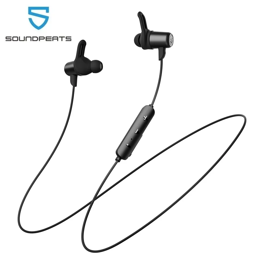 SOUNDPEATS Q35HD+ Bluetooth Headphones, Bluetooth 5.2 Stereo aptX HD Bass Magnetic Neckband IPX5 Waterproof Wireless Earbuds