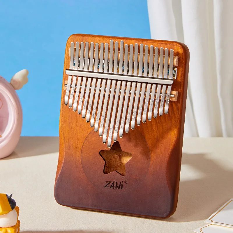 ZANI Professional Kalimba 17 21 Key Thumb Piano Mahogany Kalimba 17 Key Finger Piano Beginners Instrument