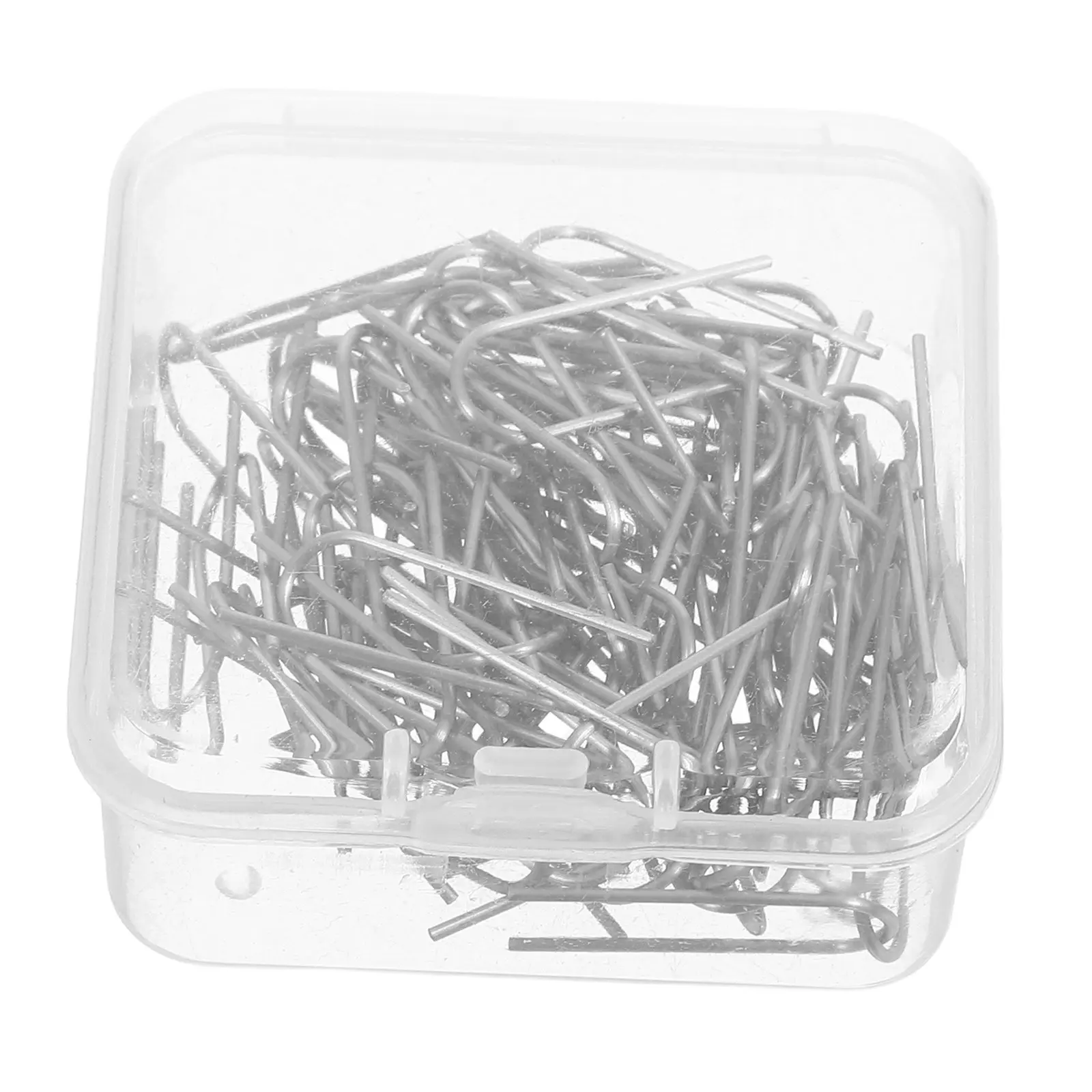 60Pcs Nichrome Wire Hooks High Temp Resistant U Shape Kiln Tool for Ceramic Ornaments Glass Fusing Jewelry Crafting