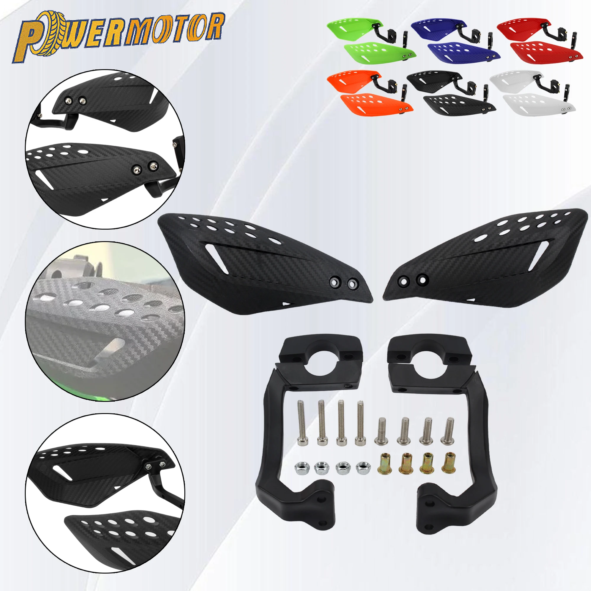 

7/8'' 22mm Motorcycle Hand Protector Universal Handguards For KTM ATV DirtBike Motocross Off Road Racing Handlebar Protection