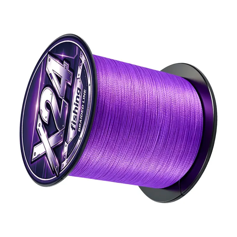 Neue X24 Strands Angelschnur 300M/500M/1000M Geflochtene PE-Angelschnur Starke Angelschnur Multifilament Langlebige Angelschnur