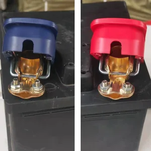 Liberação rápida carro bateria terminal conector, Terminal conectores, placa de cobre, Top Post clipes, 1 par 10 principais vendas garra para placa - №7