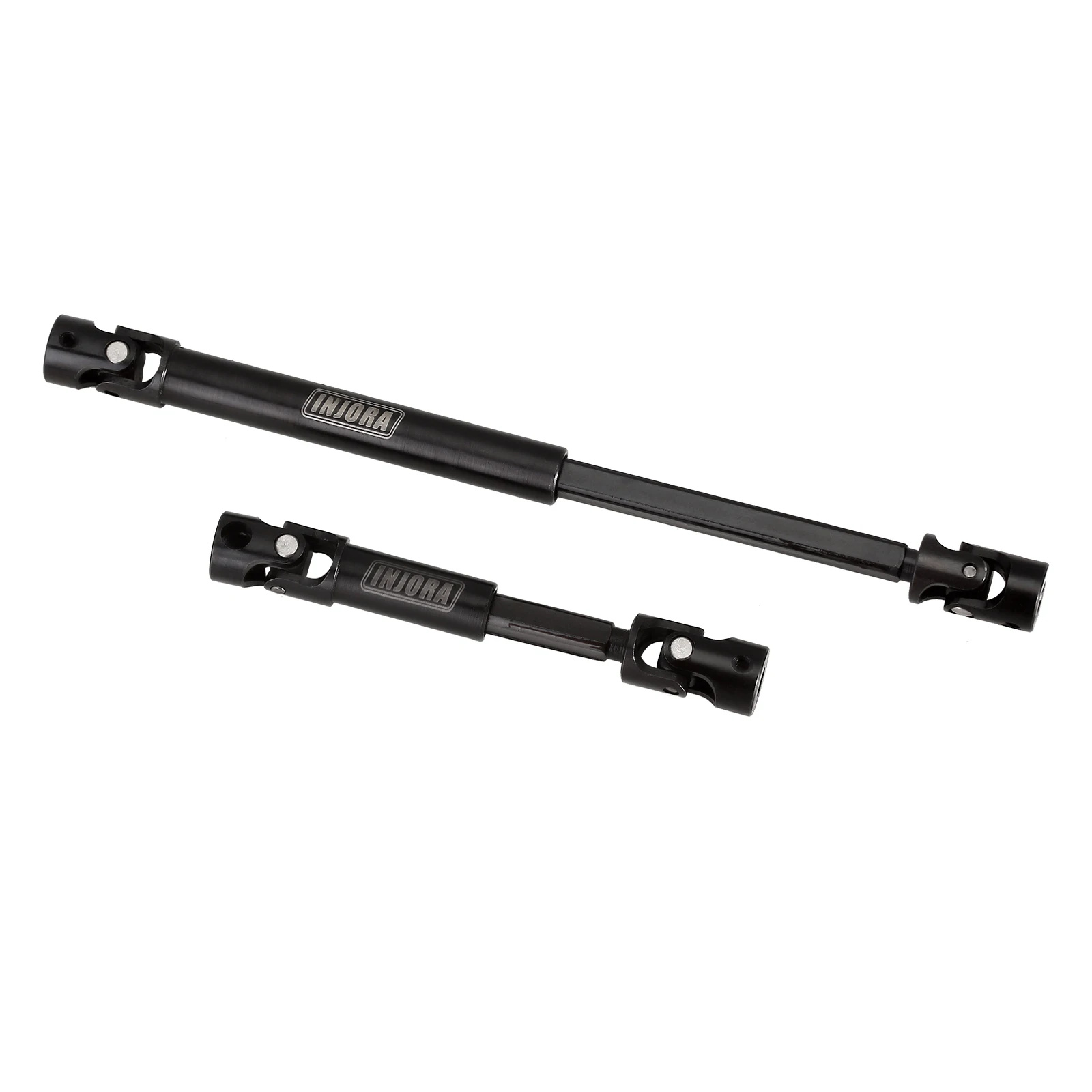 INJORA 2PCS Steel Drive Shaft Front Rear Center Shaft for 1/24 RC Crawler Car Axial SCX24 Jeep Gladiator AXI00005 Upgrade Parts