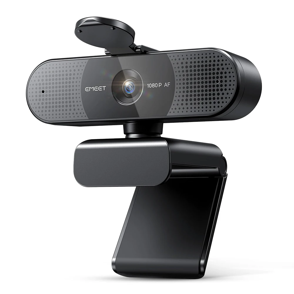 Webcam EMEET 4K/1080P pour PC/ordinateur, caméra vidéo à mise au point automatique PDAF avec double 