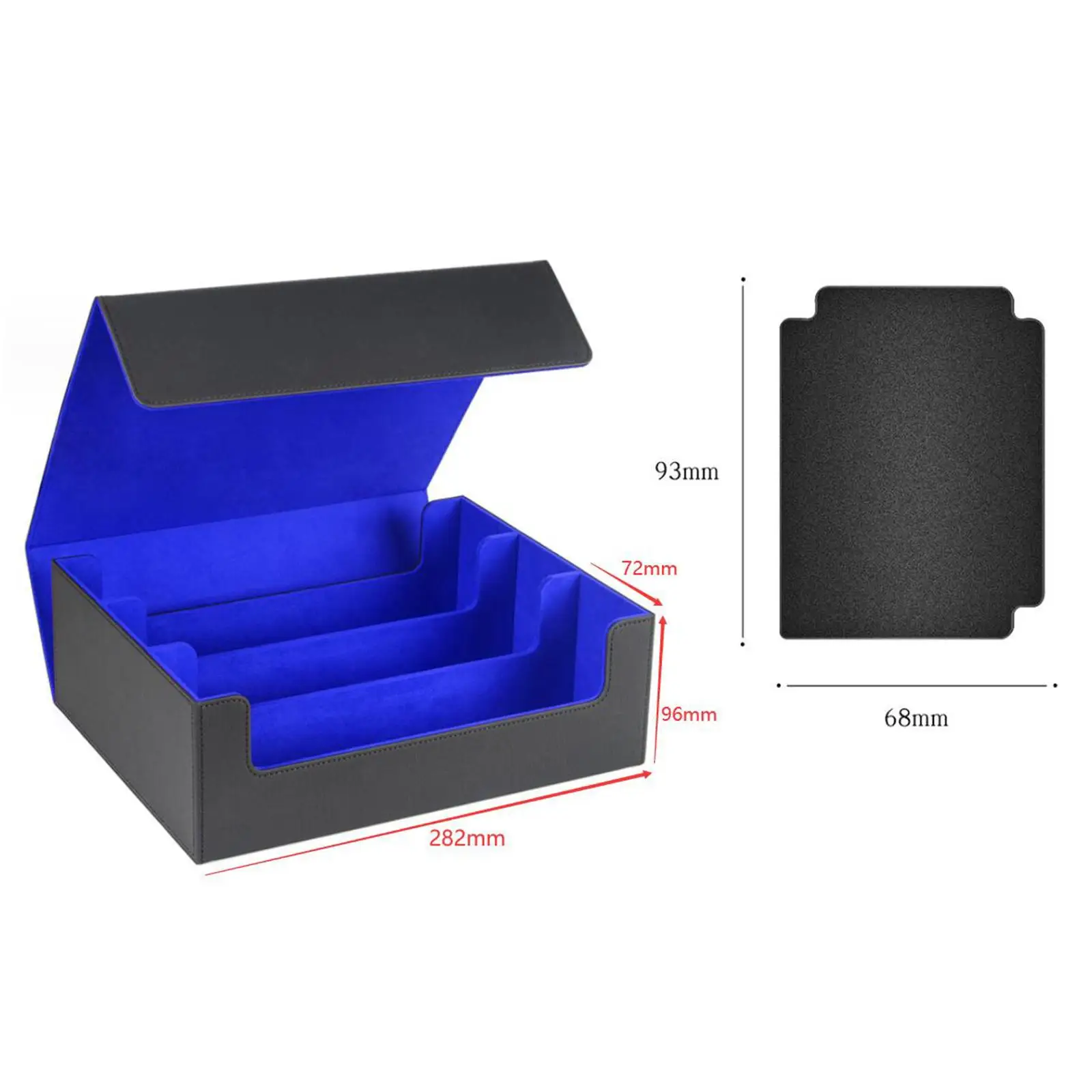 Sammelkarten deck Box haltbare PU Leder Sammel karte Box hält 1800 Karten