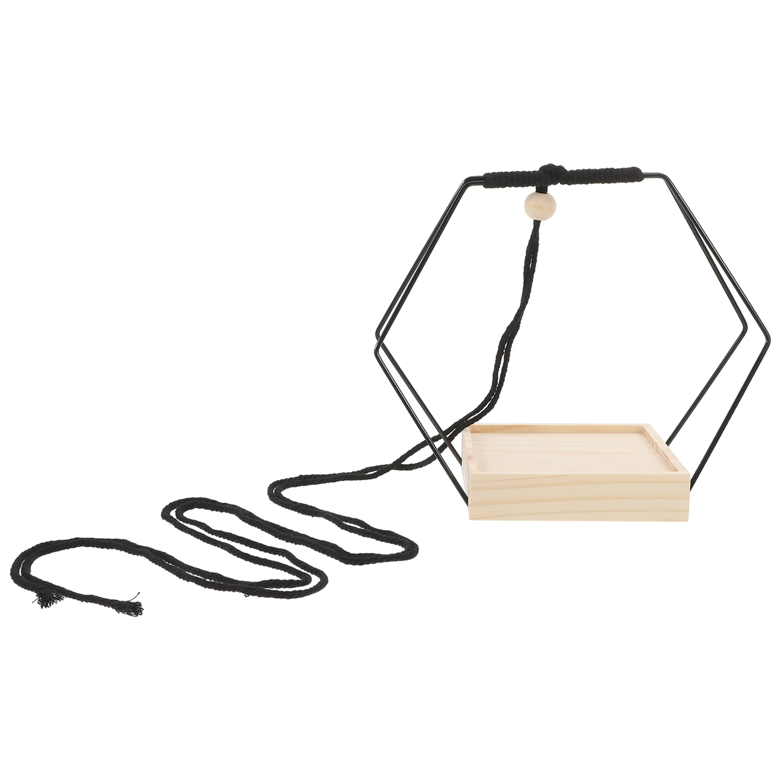 

Hanging Planter Holder Wooden Iron Flowerpot Stand Indoor Outdoor Balcony Wall Rack Decorative Plant Hanger Planter Stands