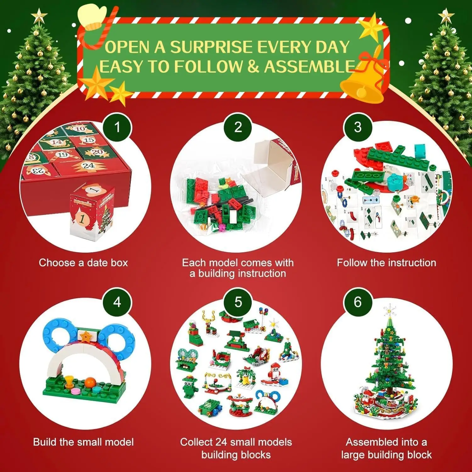 Calendrier de l'Avent 2025 : 24 jours de décorations de Noël en