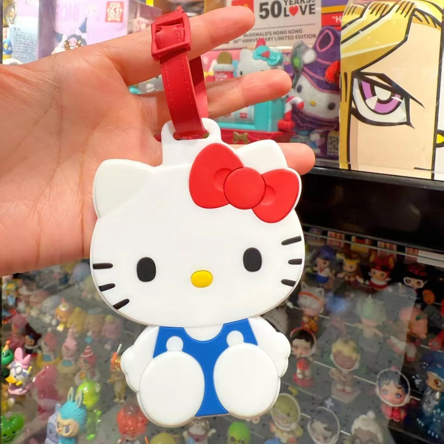 2026 Kawaii Sanrio HelloKitty Kuromi My Melody Cinnamoroll Travel Luggage Tag Anti Lost Cartoon Cute Anime Holiday Gifts Toys view 4