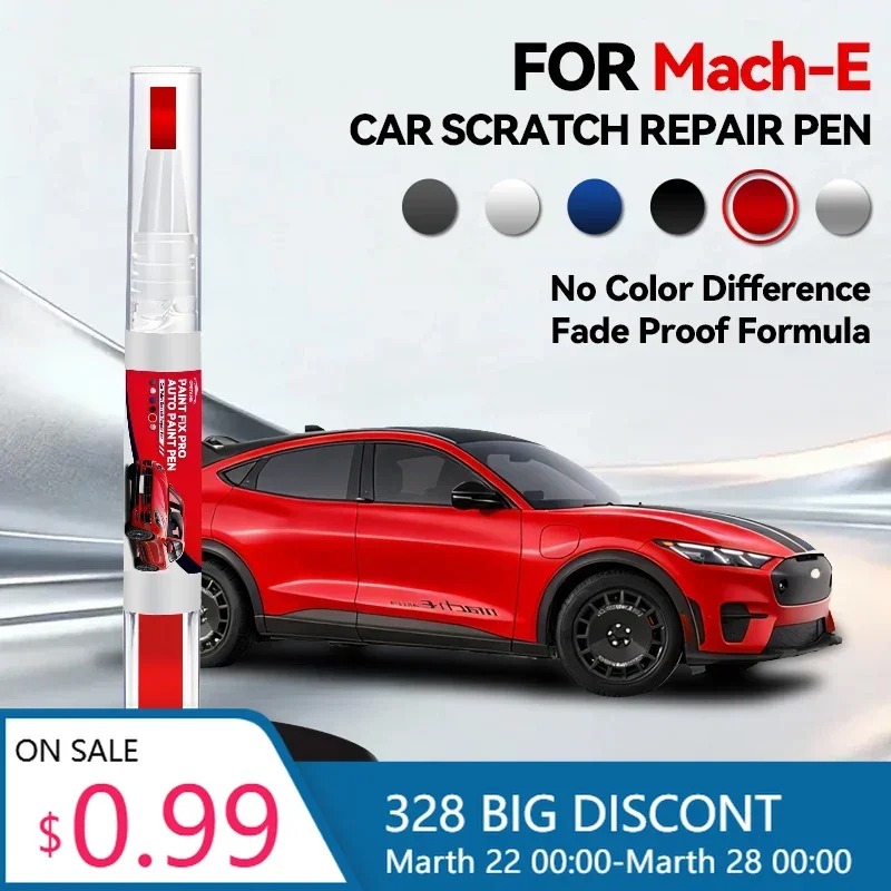 Hot Car Dedicated For Ford Mustang Mach-E 2020-2025 CDX Paint Repair Pen Touch Up Scratch Remover DIY Auto Accessories Black Whi