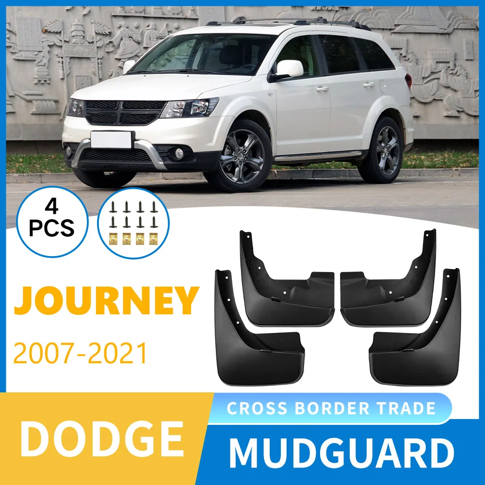 

For Dodge Coolway Journey 2007-2021 car tire mudguard modification, Front Rear Flares Splash Guards Cover Car Accessorie
