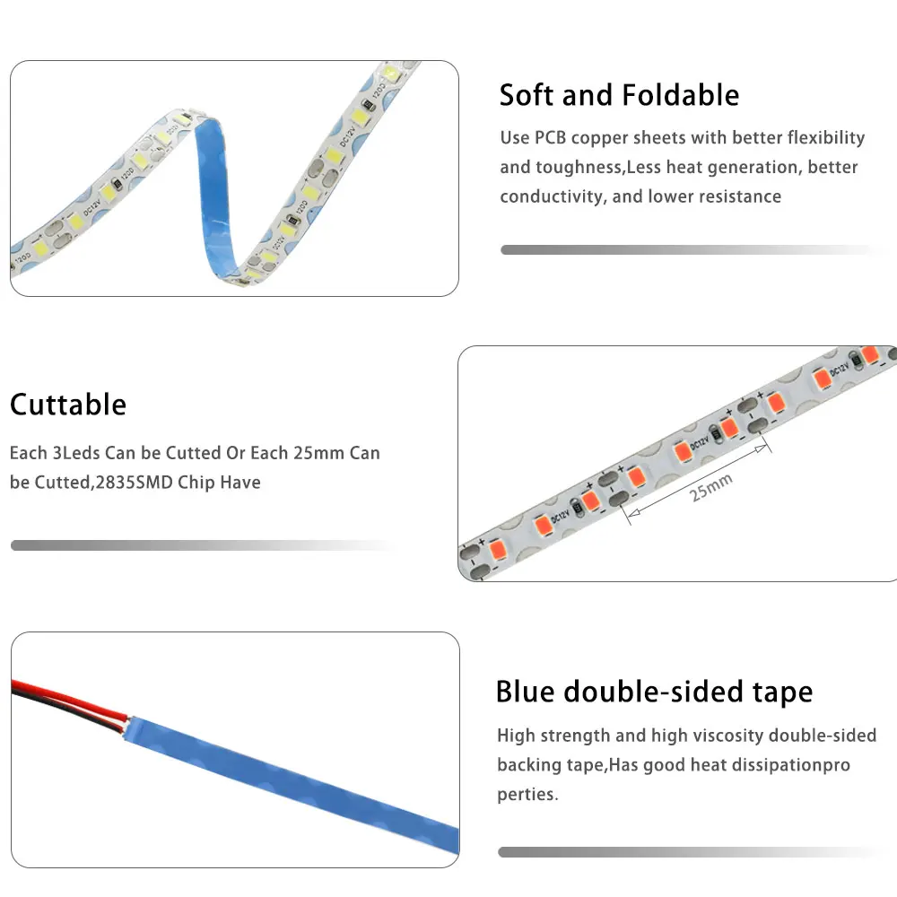 Bendable Separate LED Neon strips 6mm 8mm DIY Flexible Silicone neon light strip 120leds/m S-shape 2835 Led lights Waterproof