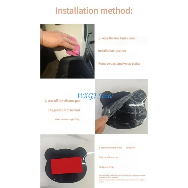 

37JE Motorcycle Crotch Buffer Pad Silicone Anti Collision Equipment Guard Crotch Protecting Gadget